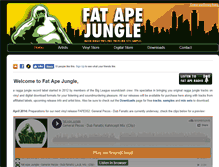 Tablet Screenshot of fatapejungle.com